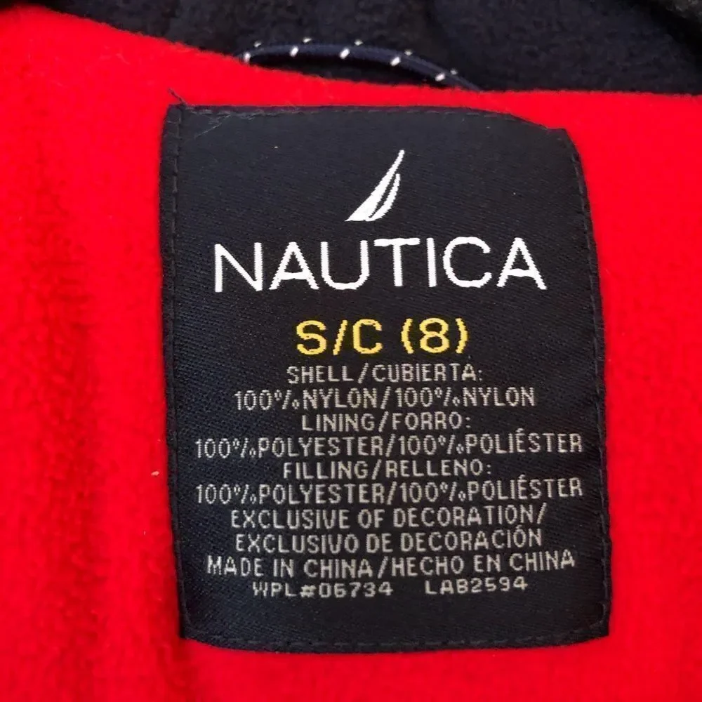 NAUTICA Boys Fleece‎ Lined Insulated Hooded Coat